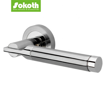 UK market interior bathroom polish door handle lever